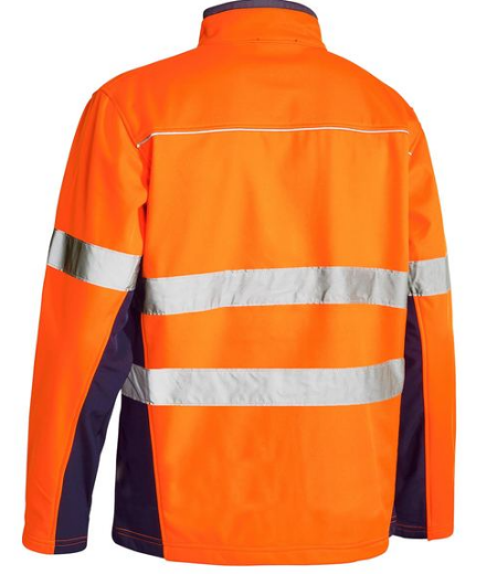Picture of Bisley Taped Hi Vis Soft Shell Jacket